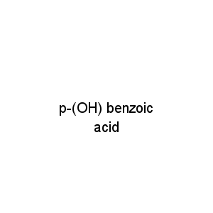 p-(OH) benzoic acid